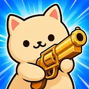 Idle Cat Gunner: Shooter RPG
